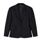 Damen Oversized Blazerjacke mit besonderen Knopfdetails und lässigem Schnitt R&B