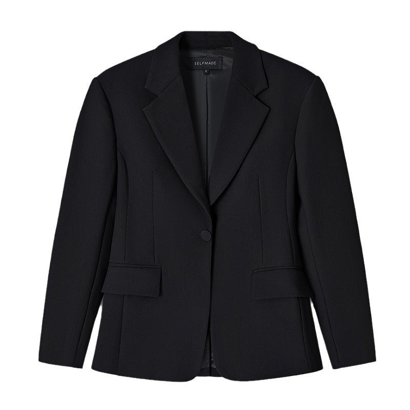Damen Oversized Blazerjacke mit besonderen Knopfdetails und lässigem Schnitt R&B