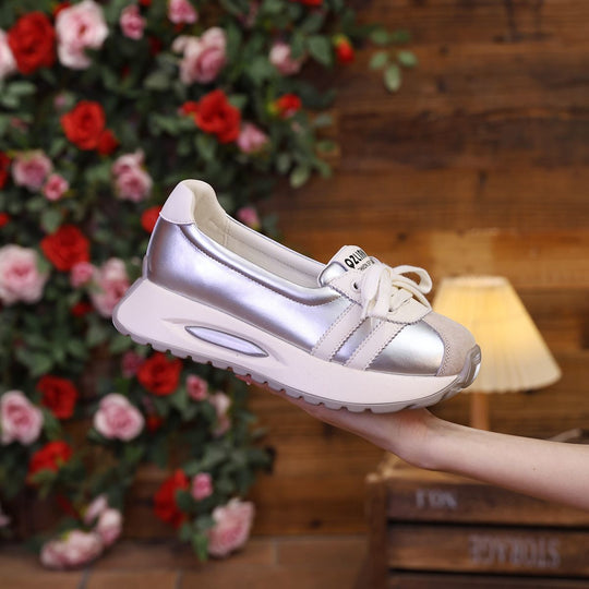 Damen Komfortable Sneakers im modischen Mix aus Textil R&B