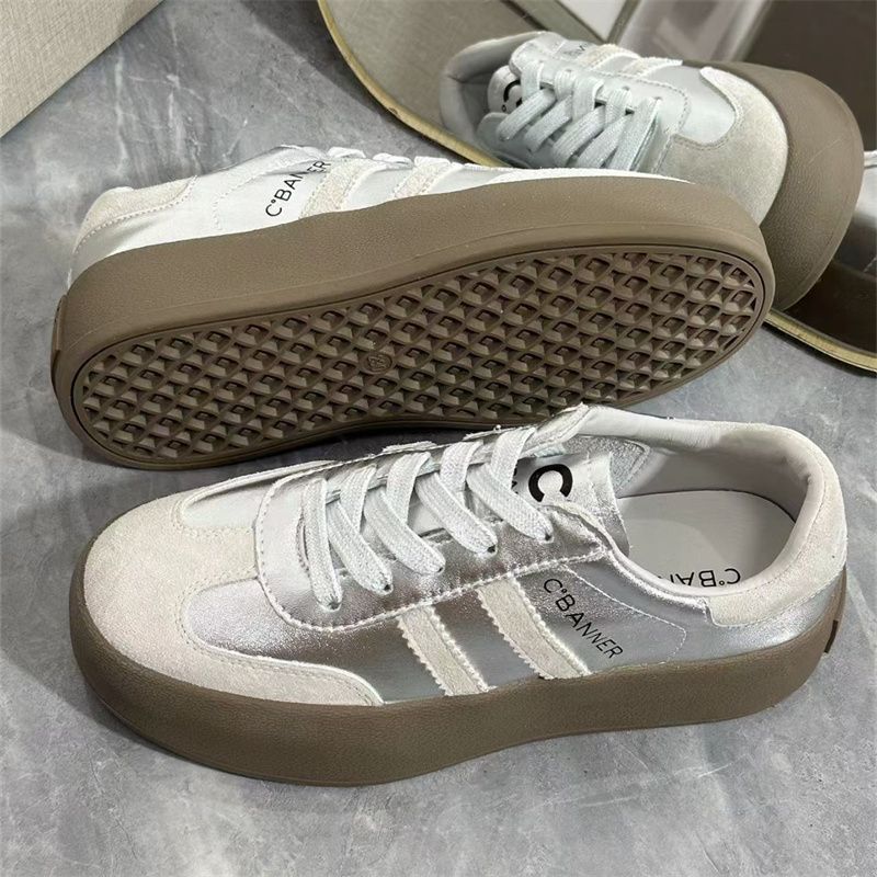 Damen Sportliche Sneakers mit dämpfender Plateau-Sohle