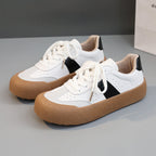 Damen Plattform Sneaker mit atmungsaktiver Oberfläche und rutschfester Sohle R&B