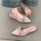 Damen elegante Slipper mit dekorativem Schlaufenakzent und komfortabler Sohle R&B