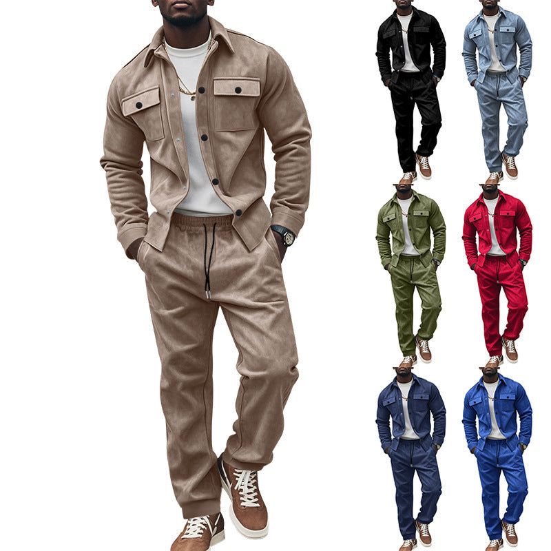 Herren Freizeit-Longejacke mit praktischen Knopftaschen und elastischen Details R&B