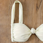 Damen Triangel-Bikini mit knotendem Oberteil und hohem Beinausschnitt R&B
