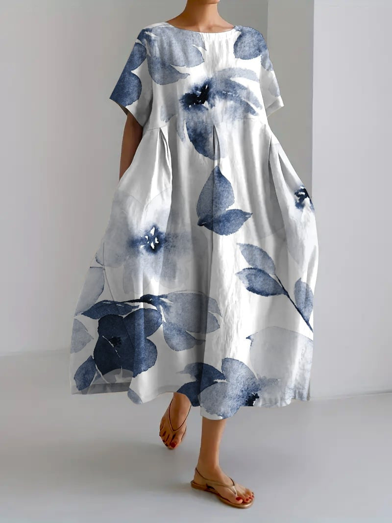 Buntes Blumenkleid