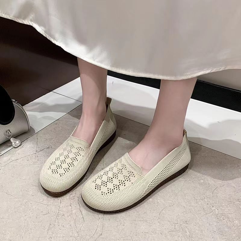 Damen atmungsaktive und bequeme Slip-On Ballerinas R&B