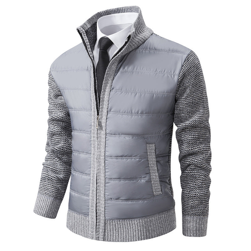 Herren sportive Kapuzenjacke mit strukturiertem Material und eleganten Details R&B