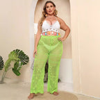 Damen Netzstruktur Strandhose R&B