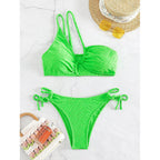 Damen Bikini-Set mit modischem Wickeldetail