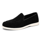 Damen Slip-On Mokassins aus weichem Wildleder