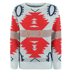 R&B | Geometrischer Strickpullover Mit Modernem Look