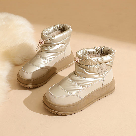 Damen Winterliche Stiefel mit dämpfendem Sohlenprofil und elastischem Schaft R&B