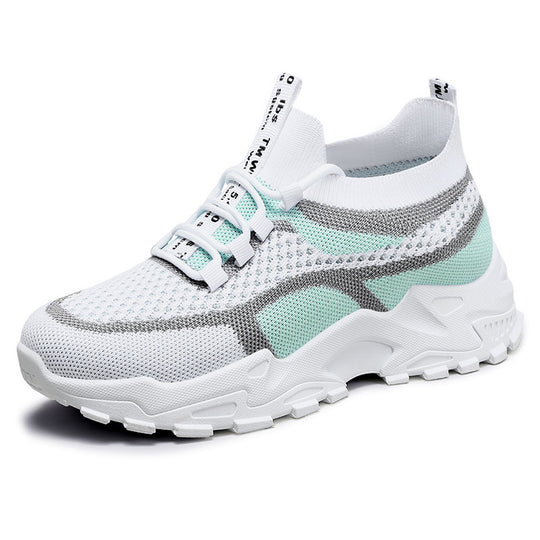 Damen Atmungsaktive Fitness-Sneaker mit flexiblem Netz-Obermaterial R&B