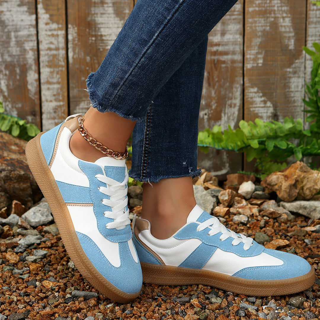 Damen Sneakers mit weichem Obermaterial und rutschfester Laufsohle R&B