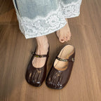 Damen Slipper mit Schnallenakzent