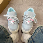 Damen Sneakers mit niedlichem Hello Kitty Design und bequemer Dämpfung R&B