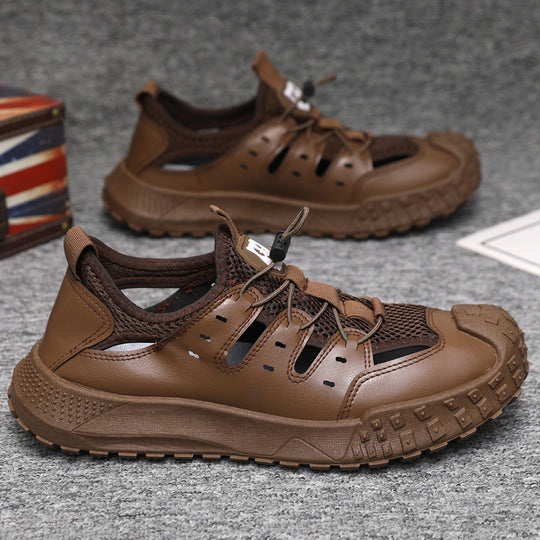 Damen Sportliche Wassersandalen mit rutschfester Gummisohle und atmungsaktivem Obermaterial R&B