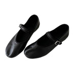 Damen elegante Ballerinas mit verstellbarem Riemchen