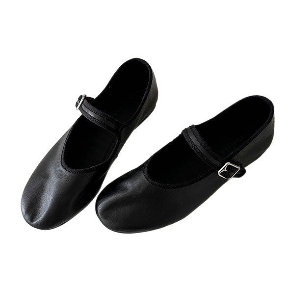 Damen elegante Ballerinas mit verstellbarem Riemchen