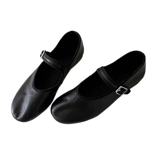 Damen elegante Ballerinas mit verstellbarem Riemchen R&B