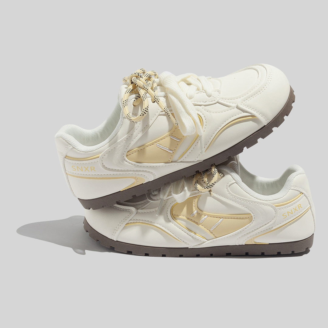 Damen Sportliche Sneaker mit atmungsaktiver Oberflächenstruktur und komfortabler Dämpfung R&B