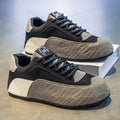 Damen modische Sneaker mit geprägtem Obermaterial und sportlicher Sohle R&B