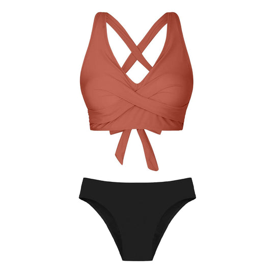 Damen Zweiteiliger Badeanzug mit floralem Design R&B