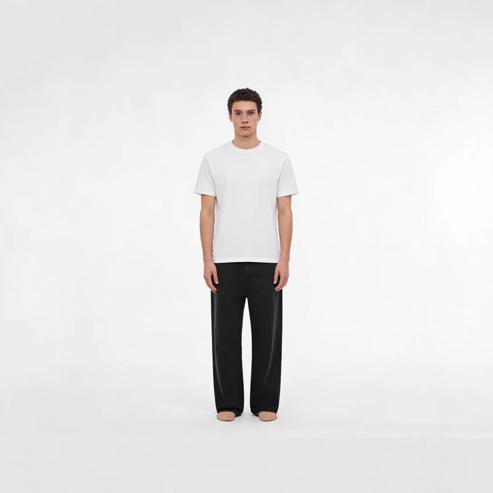 Herren Weite Vintage Jeans