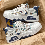 Damen Sportliche Sneakers mit atmungsaktivem Mesh-Obermaterial und flexibler Sohle R&B