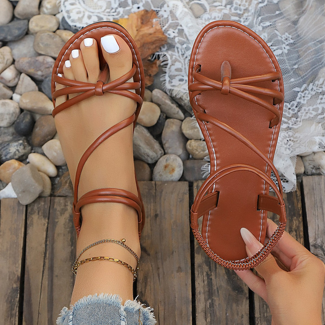 Damen elegante Strandsandalen R&B