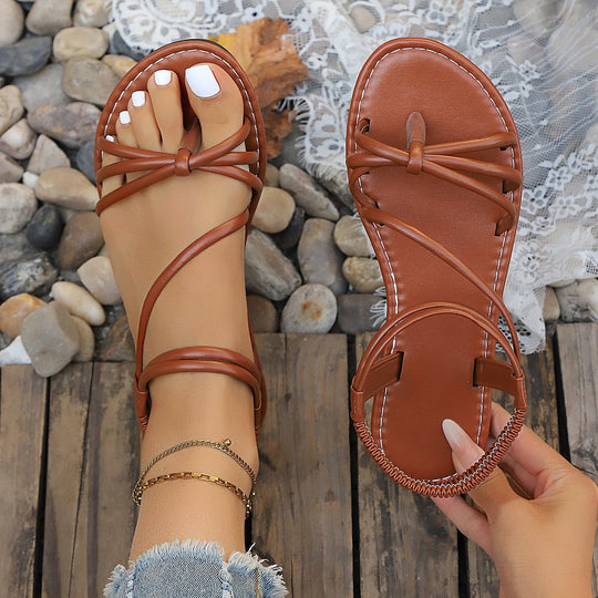 Damen elegante Strandsandalen R&B