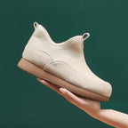Damen modische High-Top Sneakers mit wärmendem Innenfutter und rutschfester Sohle R&B