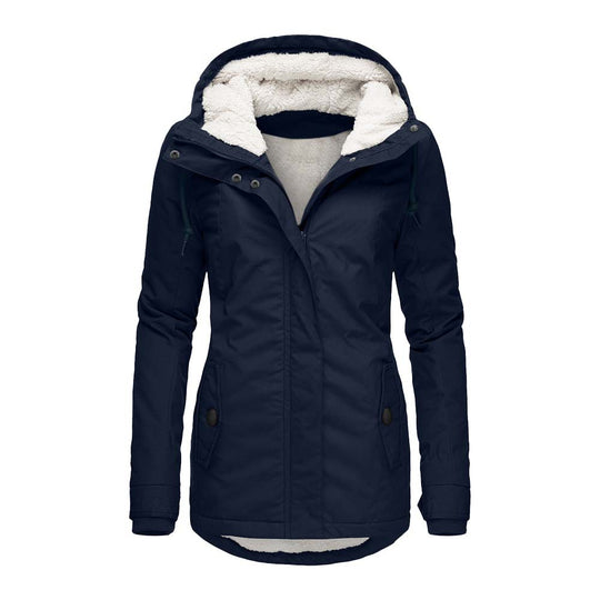 Damen warme Outdoor-Jacke mit kuscheligem Futter R&B