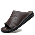 Herren Komfortable und atmungsaktive Ledersandalen R&B
