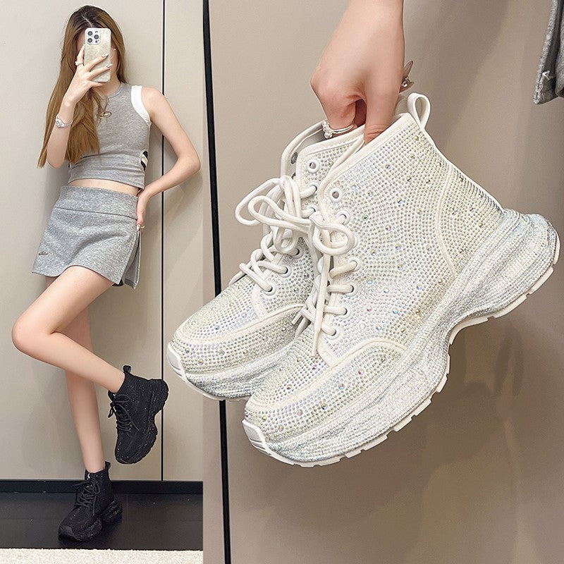 Damen Glitzernde Sneaker mit modischem Design R&B