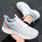 Damen Sportliche Lauf-Sneaker mit atmungsaktivem Mesh-Obermaterial und dämpfender Sohle R&B