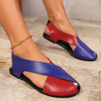 Damen Sling-Sandalen mit geschwungenem Design und bequemem Zehenbereich R&B