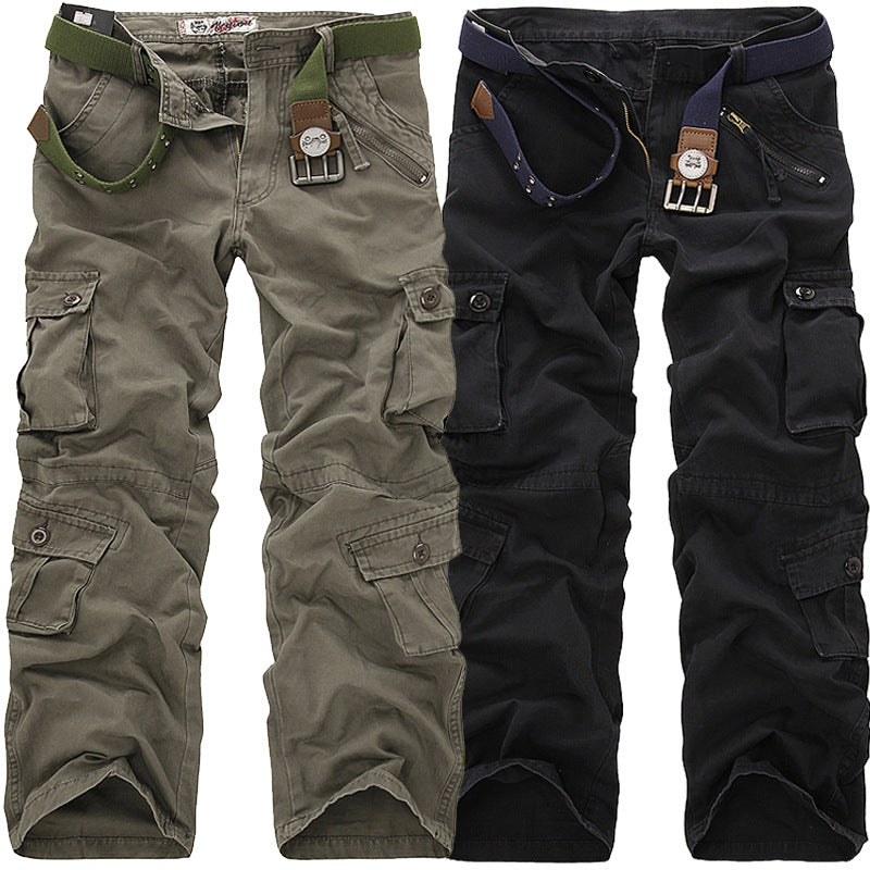Herren Cargo-Hose mit elastischem Bund und vielseitigen Taschen R&B