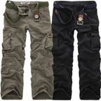 Herren Cargo-Hose mit elastischem Bund und vielseitigen Taschen