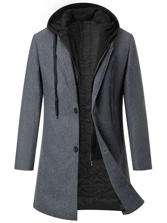 Damen modischer Parka mit abnehmbarer Kapuze R&B