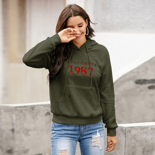 Damen kuscheliger Oversized Hoodie R&B