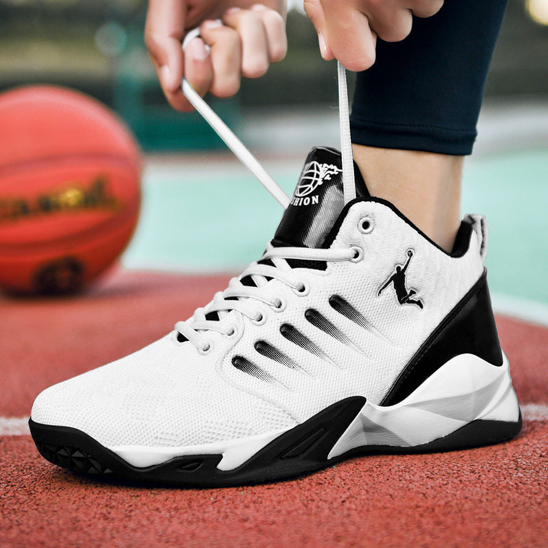 Damen Basketball-Sneakers mit stabilisierender Sohle und atmungsaktivem Obermaterial R&B