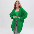 Damen Grobstrickcardigan mit großzügigen Taschen und lässigem Schnitt R&B