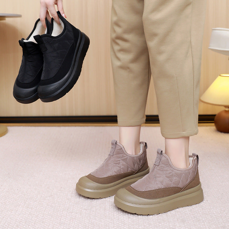 Damen Bequeme und wetterfeste Slip-On Boots mit weichem Innenfutter R&B