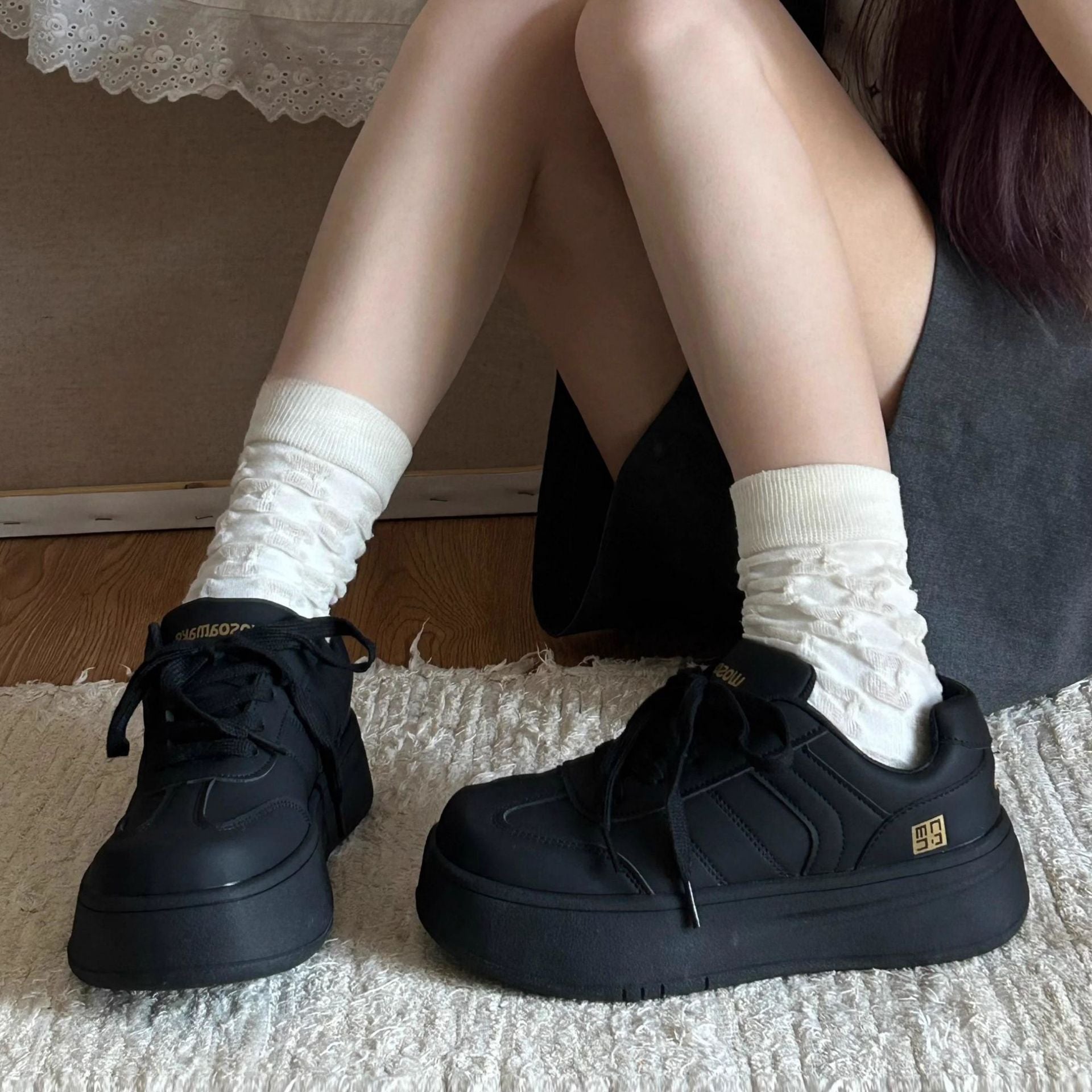 Damen Sportliche Sneaker mit verstärkter Sohle und komfortabler Passform