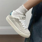 Damen Modische Sneakers mit weichem Obermaterial und rutschfester Sohle
