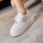 Damen Chunky Sneakers mit atmungsaktivem Mesh-Obermaterial und modischem Design R&B