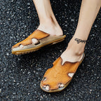 Damen Leder-Clogs mit luxuriösem Design und atmungsaktiver Sohle R&B