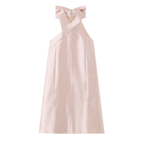 Damen Abendkleid mit asymmetrischem Schnitt und eleganter Rückenverzierung R&B