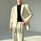 Herren eleganter Anzugblazer mit modernem Schnitt und feinem Innenfutter